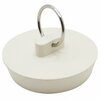 Thrifco Plumbing 1-3/4 Inch Universal Rubber Sink Drain Stopper in White 4400606